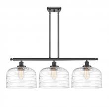 Innovations Lighting 916-3I-BK-G713-L-LED - Bell - 3 Light - 36 inch - Matte Black - Stem Hung - Island Light