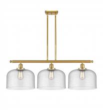 Innovations Lighting 916-3I-SG-G74-L - Bell - 3 Light - 36 inch - Satin Gold - Stem Hung - Island Light