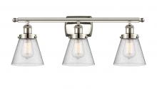 Innovations Lighting 916-3W-PN-G64 - Cone - 3 Light - 26 inch - Polished Nickel - Bath Vanity Light