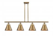 Innovations Lighting 916-4I-BB-M13-BB - Appalachian - 4 Light - 48 inch - Brushed Brass - Stem Hung - Island Light