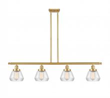 Innovations Lighting 916-4I-SG-G172 - Fulton - 4 Light - 48 inch - Satin Gold - Stem Hung - Island Light