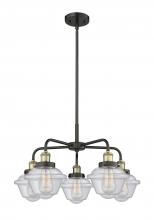 Innovations Lighting 916-5CR-BAB-G534 - Oxford - 5 Light - 26 inch - Black Antique Brass - Chandelier