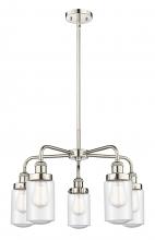 Innovations Lighting 916-5CR-PN-G314 - Dover - 5 Light - 23 inch - Polished Nickel - Chandelier