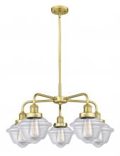 Innovations Lighting 916-5CR-SG-G532 - Oxford - 5 Light - 26 inch - Satin Gold - Chandelier