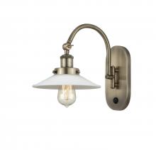 Innovations Lighting 918-1W-AB-G1 - Halophane - 1 Light - 9 inch - Antique Brass - Adjustable Swing Arm