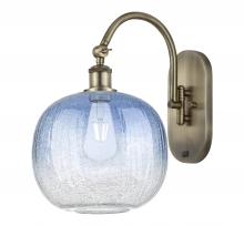 Innovations Lighting 918-1W-AB-G481-10SB - Brookhaven Sphere - 1 Light - 11 inch - Antique Brass - Sconce