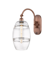 Innovations Lighting 918-1W-AC-G557-8CL - Vaz - 1 Light - 8 inch - Antique Copper - Adjustable - Sconce
