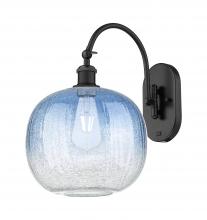 Innovations Lighting 918-1W-BK-G481-10SB - Brookhaven Sphere - 1 Light - 11 inch - Matte Black - Sconce