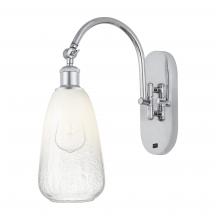 Innovations Lighting 918-1W-PC-G480-6OP - Brookhaven Almond - 1 Light - 6 inch - Polished Chrome - Sconce