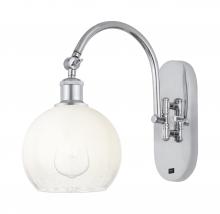 Innovations Lighting 918-1W-PC-G483-8OP - Brookhaven Globe - 1 Light - 8 inch - Polished Chrome - Sconce