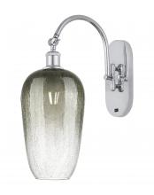 Innovations Lighting 918-1W-PC-G484-7SL - Brookhaven Flute - 1 Light - 7 inch - Polished Chrome - Sconce