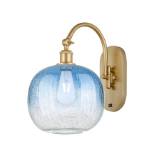 Innovations Lighting 918-1W-SG-G481-10SB - Brookhaven Sphere - 1 Light - 11 inch - Satin Gold - Sconce