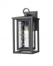 Innovations Lighting 9950-1W-BK-14-WG - Ashland - 1 Light - 8 inch - Matte Black - Coastal Outdoor Sconce