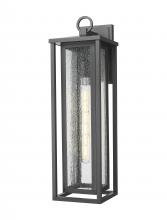 Innovations Lighting 9950-1W-BK-23-SDY - Ashland - 1 Light - 8 inch - Matte Black - Coastal Outdoor Sconce