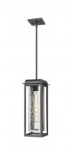 Innovations Lighting 9951-1H-BK-19-CG-SV-WG - Mansfield - 1 Light - 8 inch - Black - Coastal Outdoor Pendant
