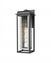 Innovations Lighting 9951-1W-BK-20-CG-SV-WG - Mansfield - 1 Light - 8 inch - Black - Coastal Outdoor Sconce