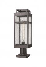 Innovations Lighting 9953-1PLT-BZ-20-SDY - Ridgeway - 1 Light - 7 inch - Bronze - Chain Hung - Coastal Outdoor Post Lantern