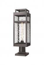 Innovations Lighting 9953-1PLT-BZ-20-WG - Ridgeway - 1 Light - 7 inch - Bronze - Chain Hung - Coastal Outdoor Post Lantern