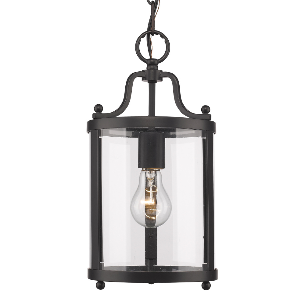 Golden Lighting Payton 1-light Pendant in Matte Black