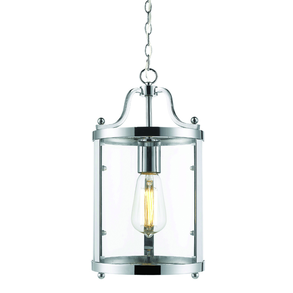 Golden Lighting Payton 1-light Pendant in Chrome