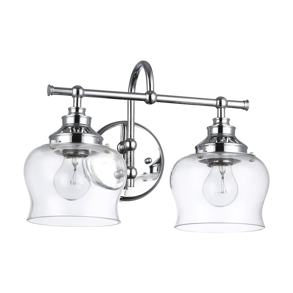 Wry Lighting Daphne 2-light Vanity in Chrome