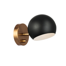 Matteo Lighting W31701MBAG - Orb Wall Sconce