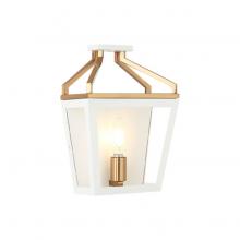 Matteo Lighting W67011WHAG - Mavonshire Wall Sconce