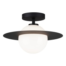 Matteo Lighting X60401BKOP - SATURN Flush Mounts