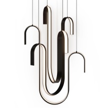 Modern Forms US Online PD216640-BK - Seahorse Multilight Pendant Light