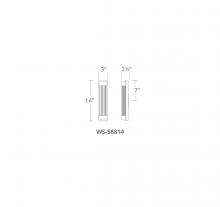 Modern Forms US Online WS-58814-BN - Tower Wall & Bath Light