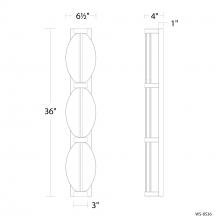 Modern Forms US Online WS-8536-35-BN - Deco Bath Vanity Light