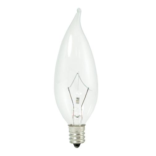 460325 25W CA10 KRYPTON FLAME CLEAR E12 120V