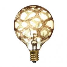 Bulbrite 144026 - 144026 40W G16 AMBER MARBLE E12 120V