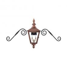 Primo Gas Lanterns CT-31E_MOU - Two Light Moustache Scrolls