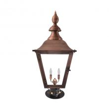 Primo Gas Lanterns OA-33E_CT/PM - Two Light Pier Mount and Post Mount