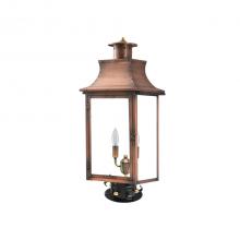 Primo Gas Lanterns RL-26E_CT/PM - Three Light Pier and Post Mount