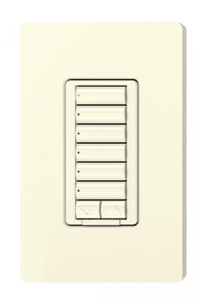 RADIORA2 6BRL WALL KEYPAD LIGHT ALMOND