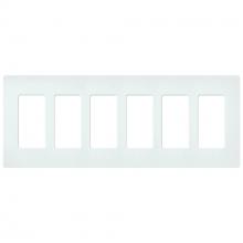 Lutron Electronics SC-6-GL - SATIN WALLPLATE 6G GL