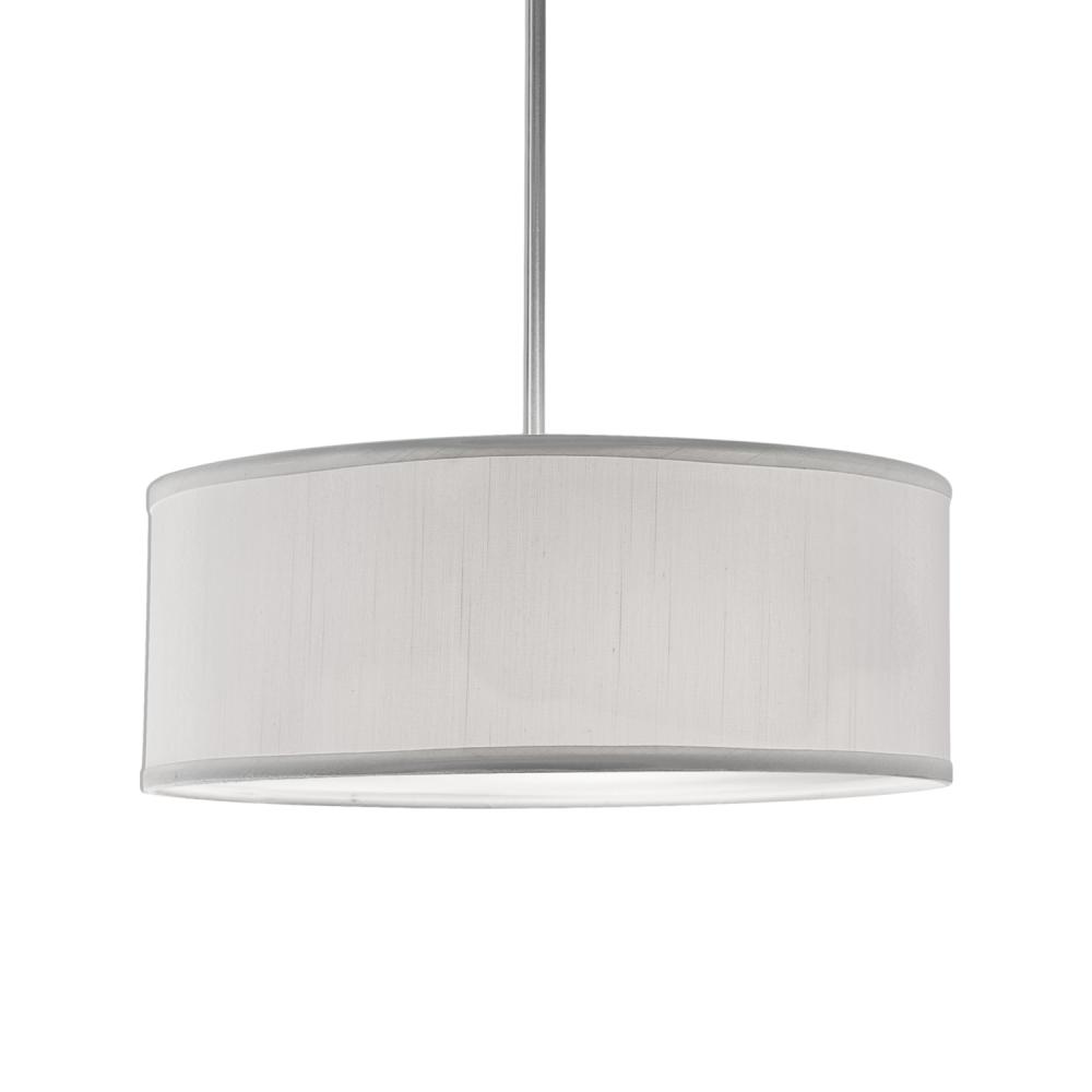 Gregory 20-in White 3 Lights Pendant