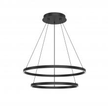 Kuzco Lighting Inc CH87232-BK - Cerchio 32-in Black LED Chandeliers