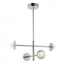 Kuzco Lighting Inc CH15504-CH-UNV - Elixir 22-in Chrome LED Chandelier