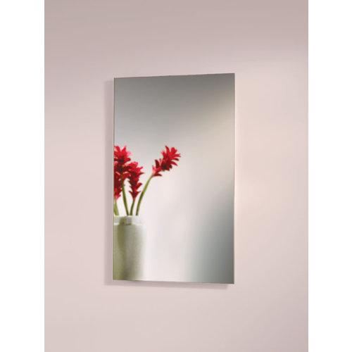 Recessed, 16 in.W x 26 in.H , Mirrored, Single Door, Frameless.