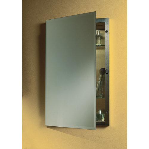 Specialty,  Recessed, 16 in.W x 20 in.H, Beveled Edge Mirror .