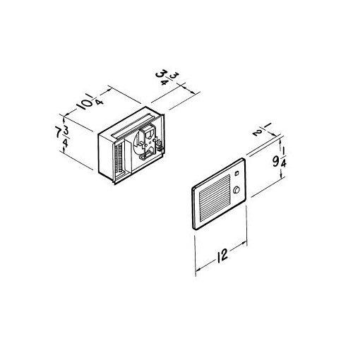 Project Pack Finish Unit. Use 171H Project pack housing for rough-in. 500/1000W 120VAC, 750W 208VAC,