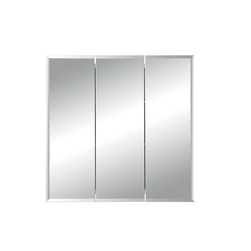 Horizon, Recessed, 30 in.W x 28 1/4 in.H,Tri-View, Beveled-Edge Mirror.