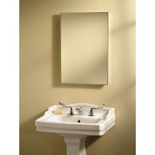 Specialty, Recessed, 18 in.W x 26 in.H,  Chrome framed mirror.