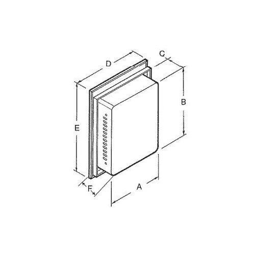 Basic Styleline, Recessed, 16 in.W x 26 in.H, Stainless Steel trim mirror.