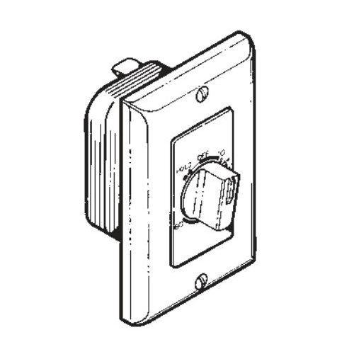 60 Minute Time Control, with “continuous on” feature. White, 20 amps, 120V.