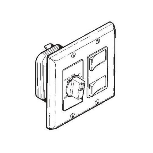 60 Minute Time Control with two rocker switches, Ivory.