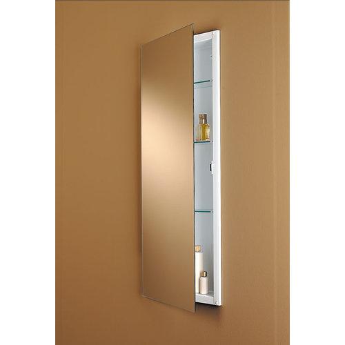 Specialty, Recessed, 15 in.W x 36 in.H,  Polished-edge mirror.